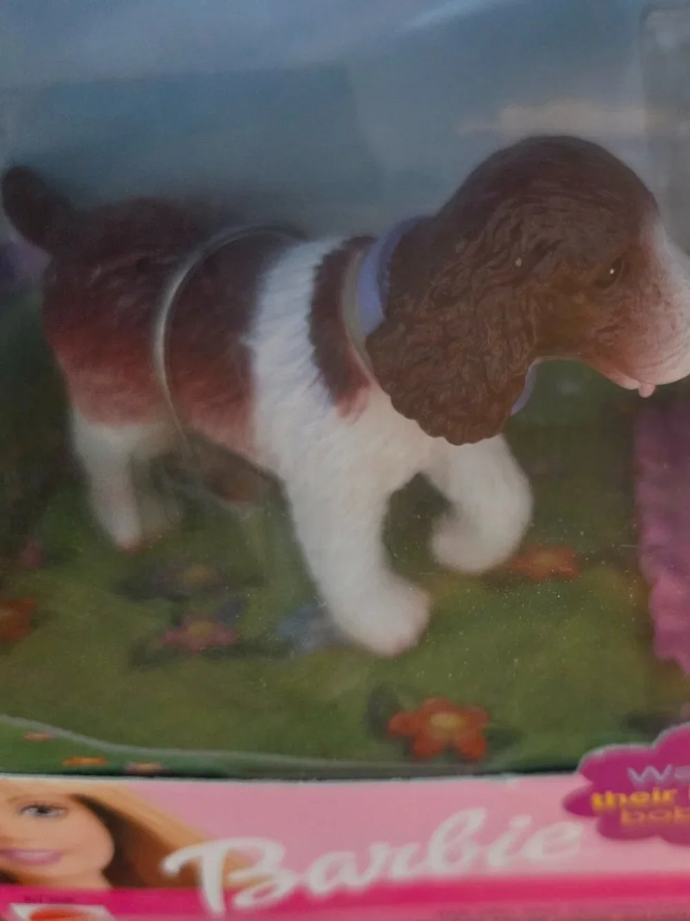 Barbie Bobbin’ Bow‑Wows Springer Spaniel Pups Bobble Heads #67388 New Sealed